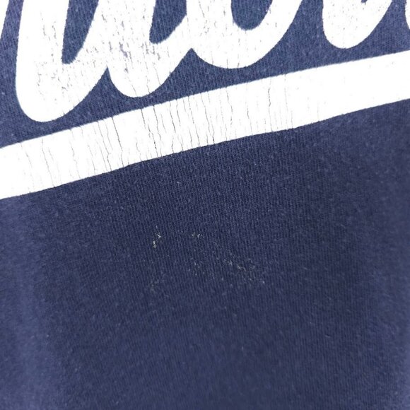 Vintage New England Patriots T Shirt Mens Size Medium Blue Y2K Tom Brady NFL - Picture 4 of 8